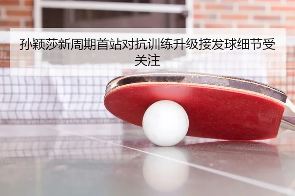 孙颖莎新周期首站对抗训练升级接发球细节受关注